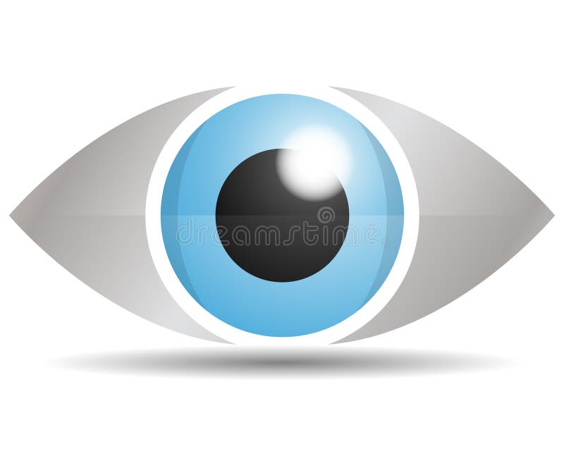 Logotipo do olho de vidro