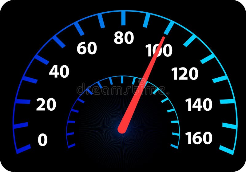 Illustration art of a speedometer logo with isolated background. Illustration art of a speedometer logo with isolated background