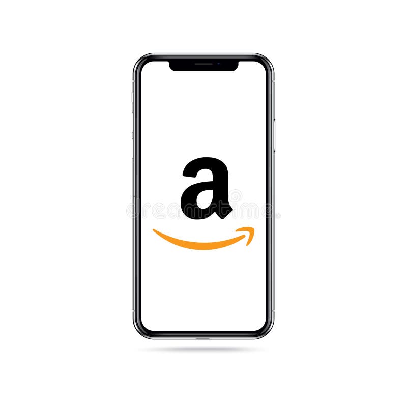Logotipo do ícone do app das Amazonas na tela do iphone