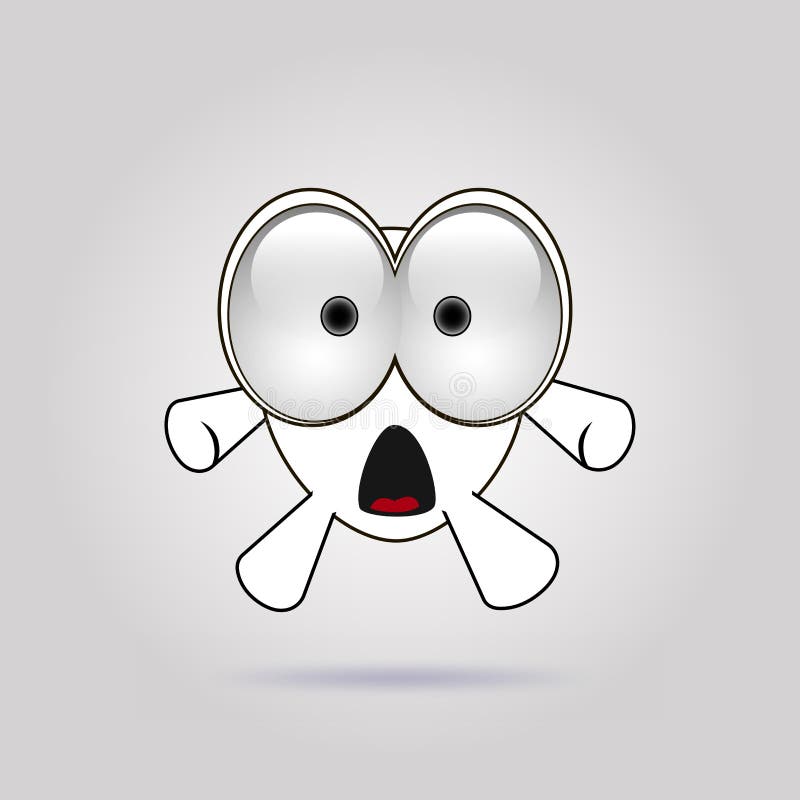 Logotipo engraçado do emoticon: emoções surpreendidas, surpreendidas, surpreendidas, ofuscadas, chocadas r ilustração do vetor Logotipo engraçado do emoticon: emoções surpreendidas, surpreendidas, surpreendidas, ofuscadas, chocadas r ilustração do vetor