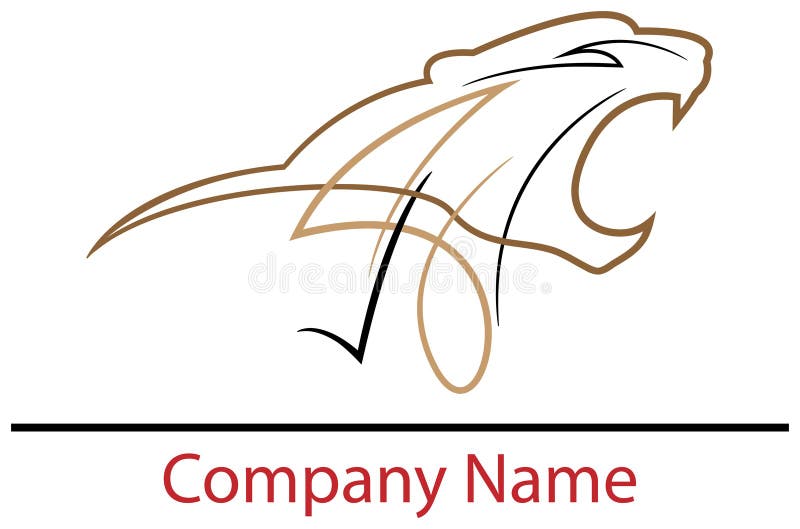 Logotipo salvaje stock de ilustración Logotipo salvaje stock de ilustración
