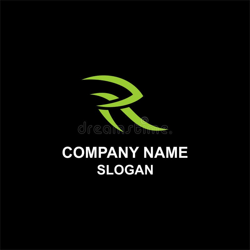 Logotipo tribal da inicial da letra de R ilustração do vetor Logotipo tribal da inicial da letra de R ilustração do vetor