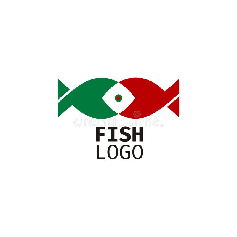 Logotipo Vectorial De Pescado. Icono Comercial Para La Empresa. Etiquetas  Para Cualquier Uso Productos De Diseño Restaurante Comer Ilustración del  Vector - Ilustración de color, alimento: 185405341