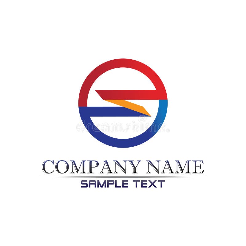 Logotipo y sÃ­mbolos del icono de iluminaciÃ³n del vector elÃ©ctrico ilustración del vector