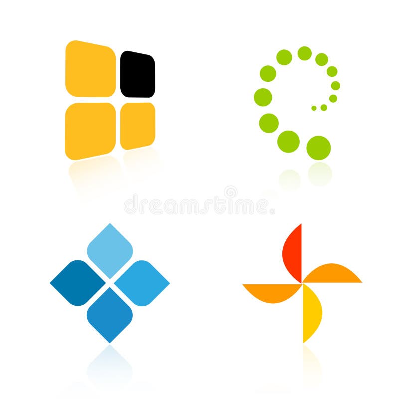 Logotipos da companhia ilustração do vetor Logotipos da companhia ilustração do vetor