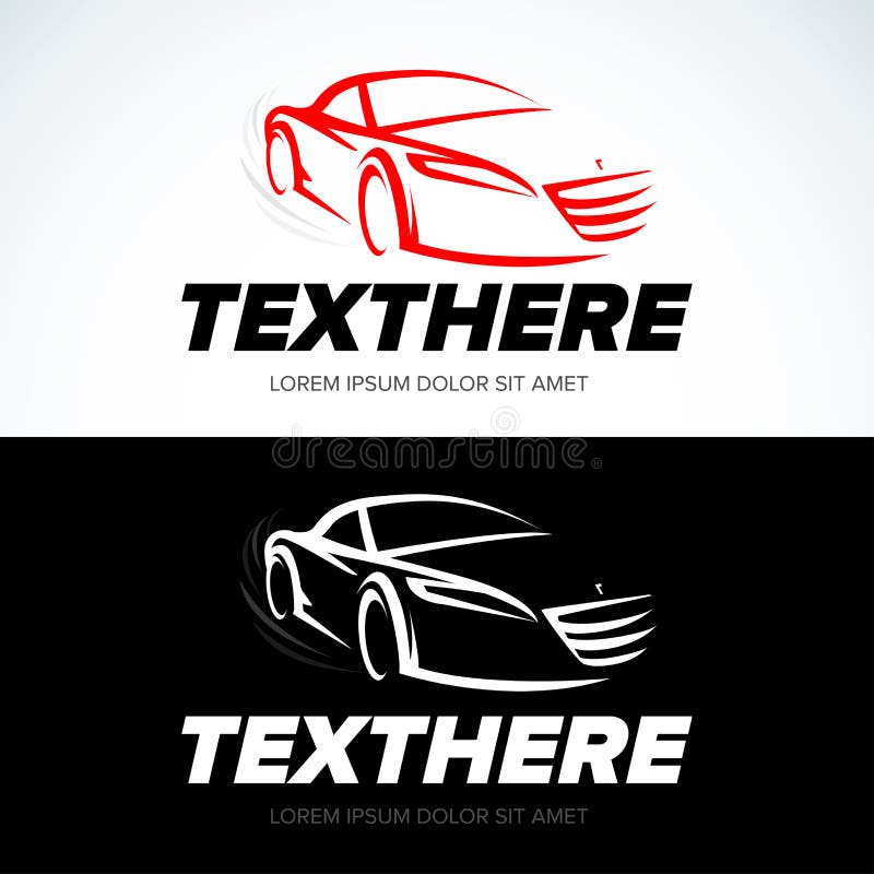 Logotyp för bil för `-Autologo ` - bilservice och reparation, vektoruppsättning Billogo auto temalogo Svart & vit stock illustrationer Logotyp för bil för `-Autologo ` - bilservice och reparation, vektoruppsättning Billogo auto temalogo Svart & vit stock illustrationer