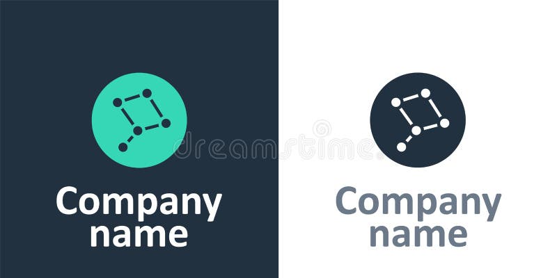 Logotyp Großbärensymbol isoliert auf weißem Hintergrund. Element für das Logo. Vektor lizenzfreie abbildung