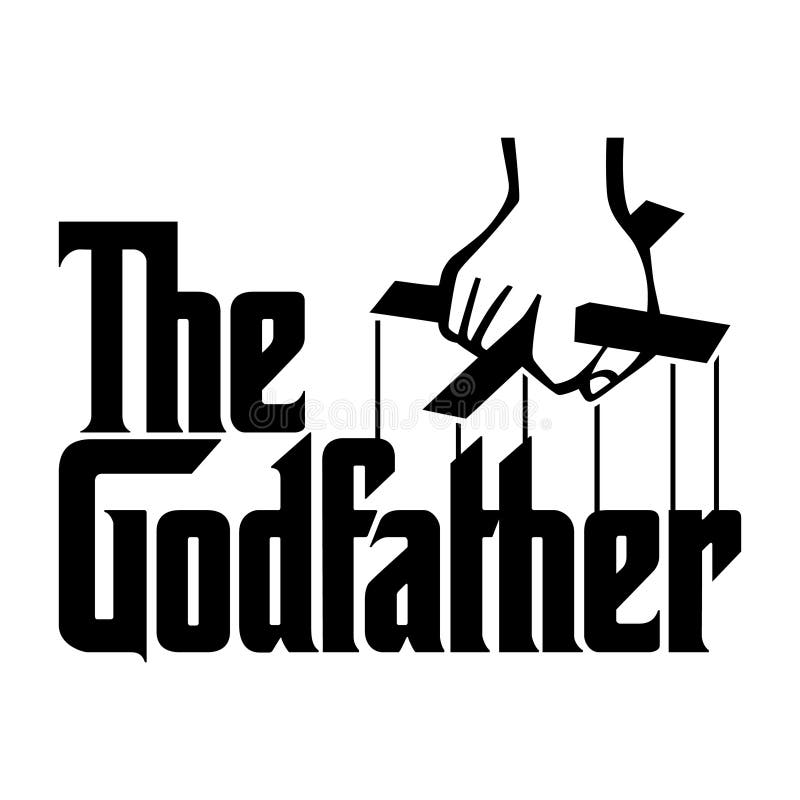 Logotypsymbolen för gudfader vektor illustrationer