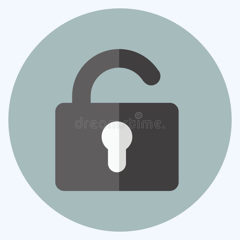 Logout Icon in trendy flat style isolated on soft blue background vector illustration