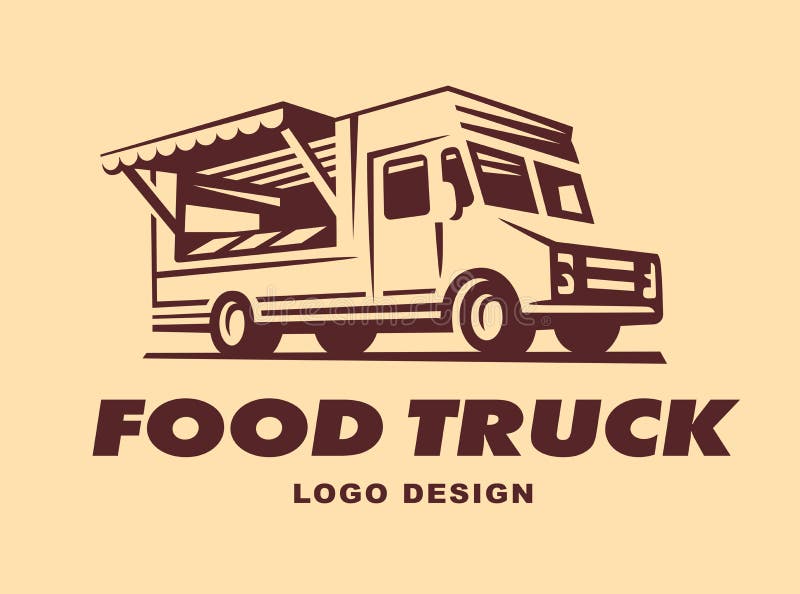 Logowie jedzenie ciężarówka