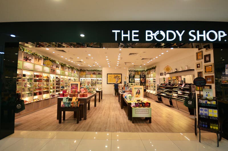A Parte Dianteira Da Loja De Body Shop Imagem de Stock Editorial