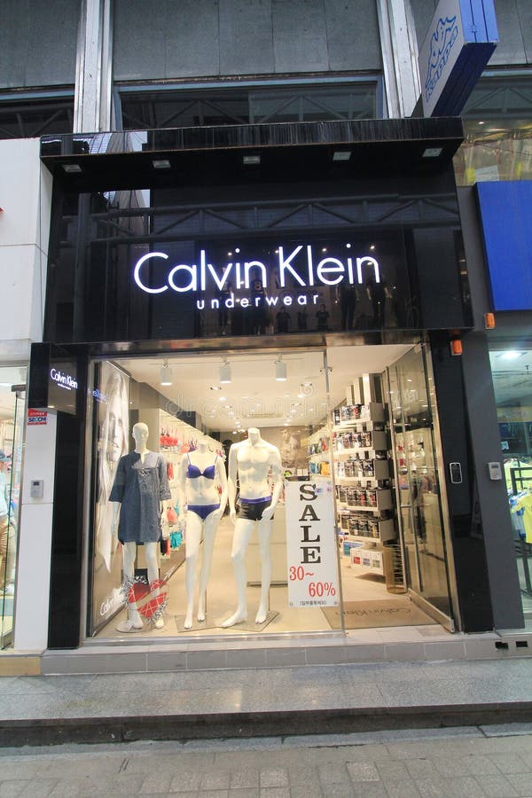 Loja De Calvin Klein Em Coreia Do Sul Foto de Stock Editorial - Imagem de  coreia, jaque: 54501483