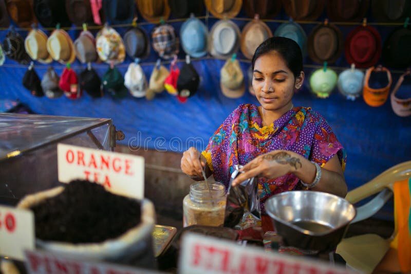Loja do chá em India