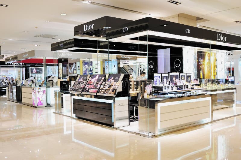 Loja de cosméticos imagem de stock