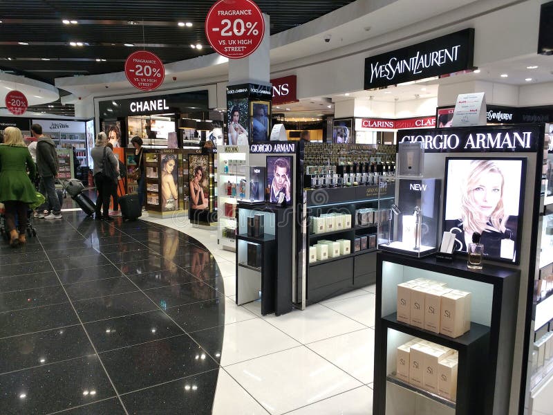 Loja isenta de direitos aduaneiros imagens de stock