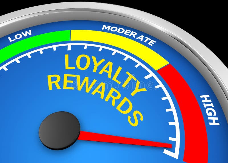 loyalty rewards level to maximum conceptual meter, 3d rendering. loyalty rewards level to maximum conceptual meter, 3d rendering