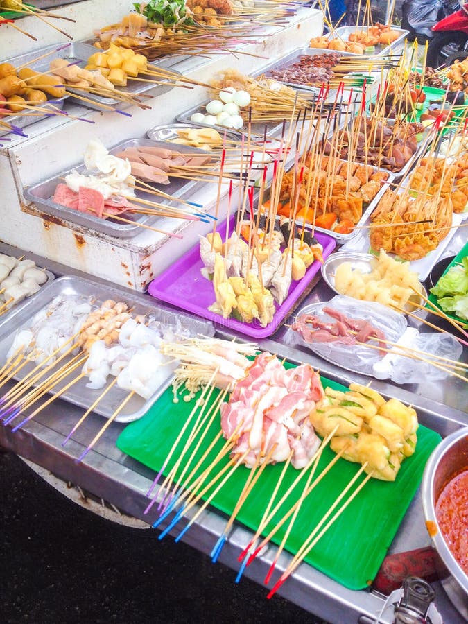 Lok Lok, Famous Street Food in Penung, Malaysia Stock Image - Image of ...