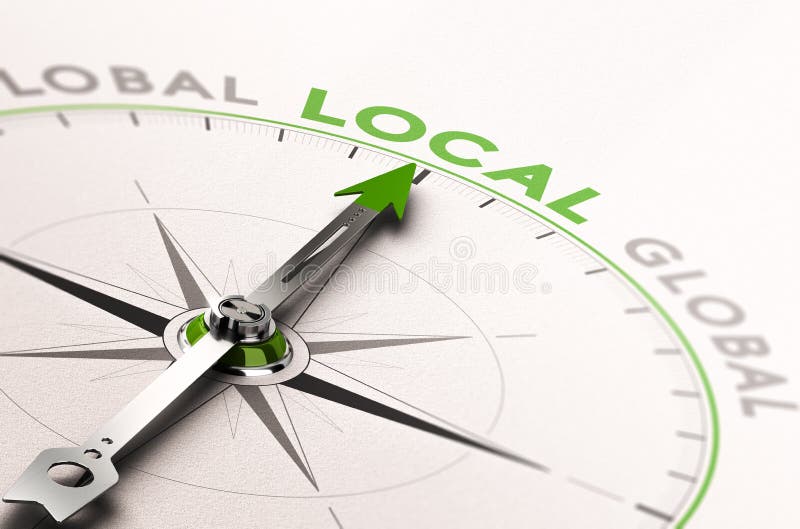 Lokal affär eller service stock illustrationer Lokal affär eller service stock illustrationer