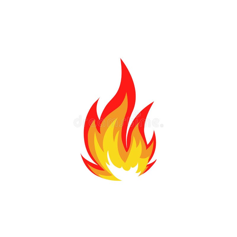 Lokalisiertes abstraktes rotes und orange Farbfeuer-Flammenlogo auf weißem Hintergrund Lagerfeuerfirmenzeichen Würziges Lebensmit lizenzfreie abbildung Lokalisiertes abstraktes rotes und orange Farbfeuer-Flammenlogo auf weißem Hintergrund Lagerfeuerfirmenzeichen Würziges Lebensmit lizenzfreie abbildung