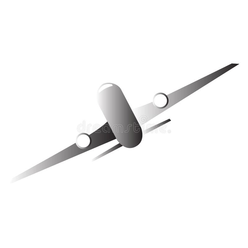 Lokalisiertes Flugzeugbild vektor abbildung Lokalisiertes Flugzeugbild vektor abbildung