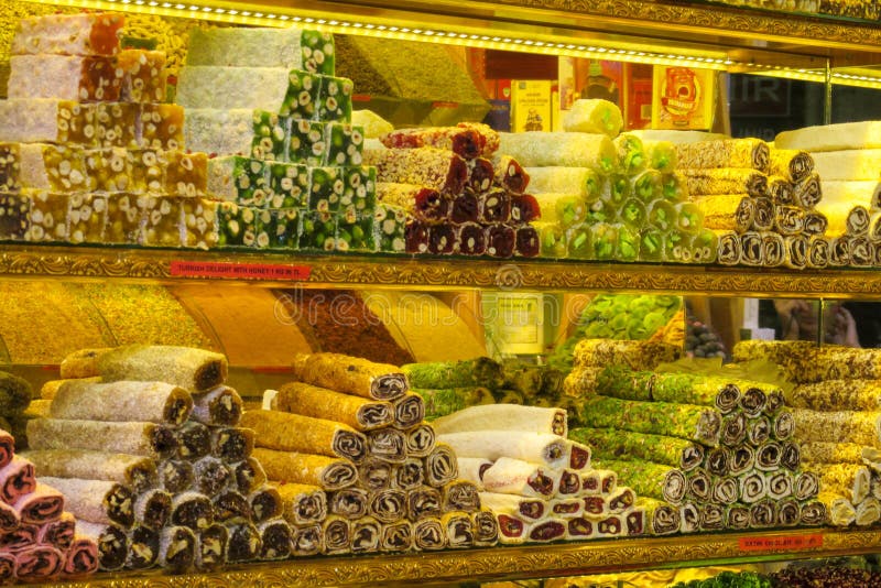 Рахат лукум Турция витрина