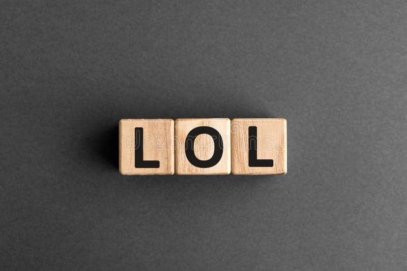 Lol Keys Meaning Laughing Out Loud Laugh Funny Or Hilarious Stock Photo -  Alamy