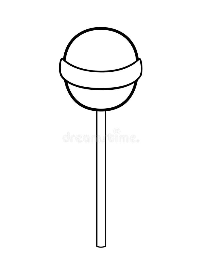 Lollipop, Caramelos, Caramelos - Imagen Vectorial Lineal Para Colorear  Esquema Dibujo Manual Ilustración del Vector - Ilustración de azul,  muestra: 163328988