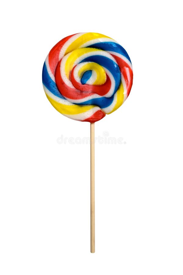 Lollipop isolated on white