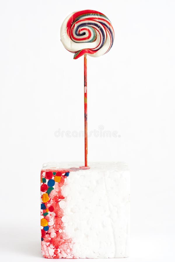 Lollipop Colors on white background