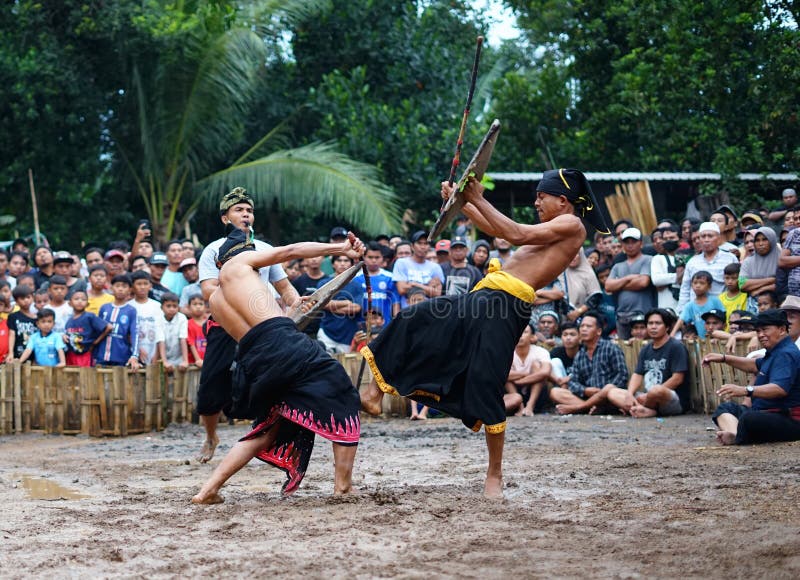 Stick Fighting (Silambam) Action Editorial Stock Photo - Image of sport,  recreation: 9563083