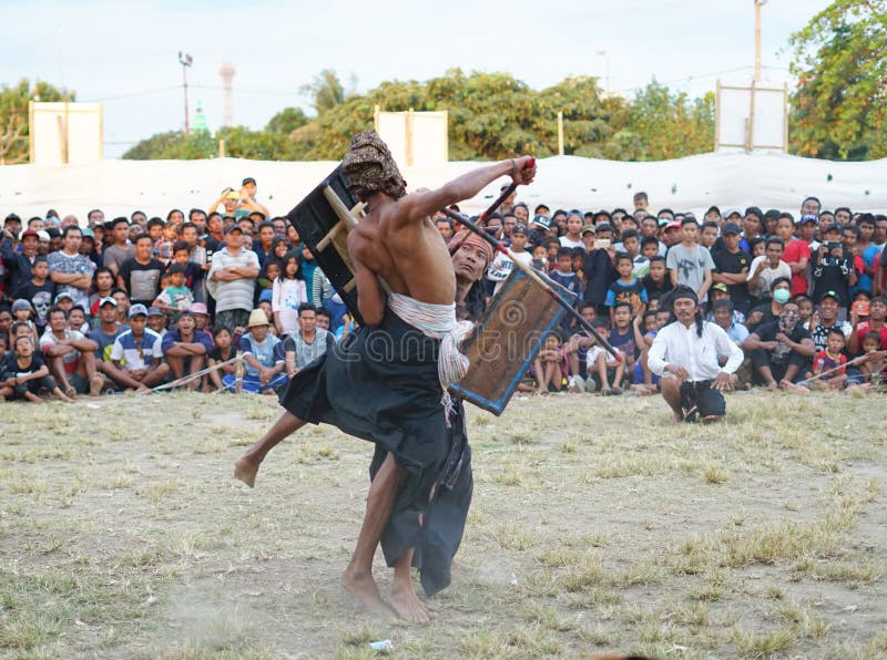 Stick Fighting (Silambam) Action Editorial Stock Photo - Image of sport,  recreation: 9563083