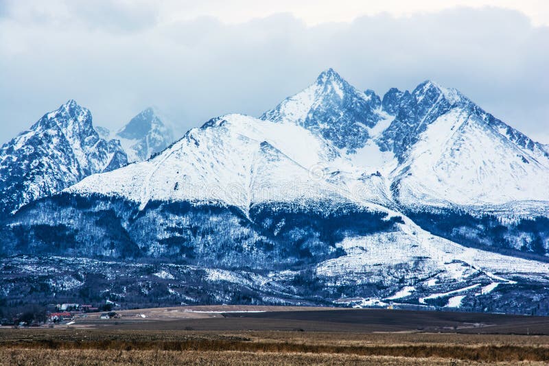 Lomnicky peak, High Tatras, Slovakia, detail scene