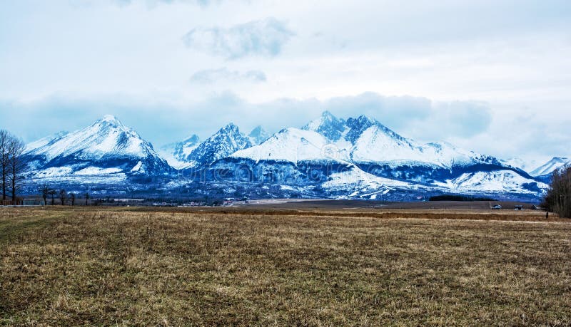 Lomnicky peak, High Tatras, Slovakia, seasonal natural scene