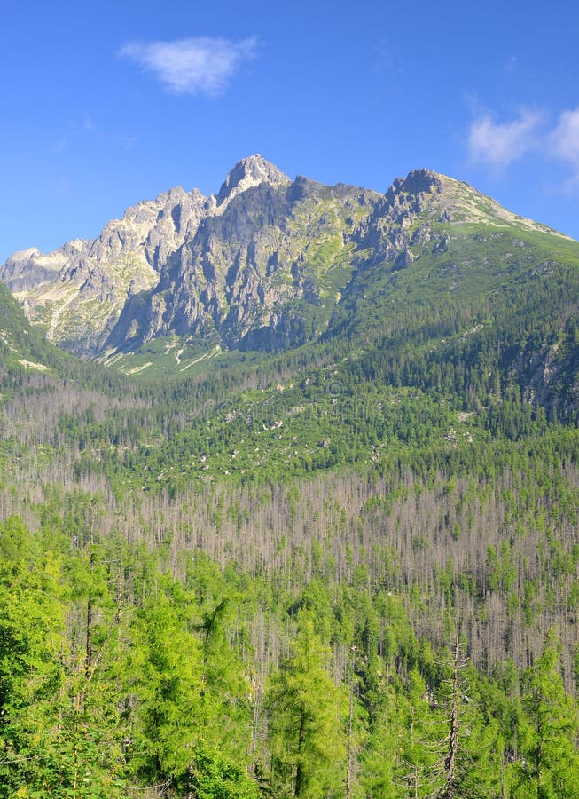 Lomnicky Peak in High Tatras, Slovakia