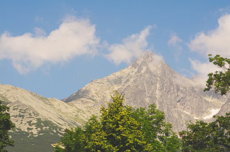Lomnicky Peak in High Tatras