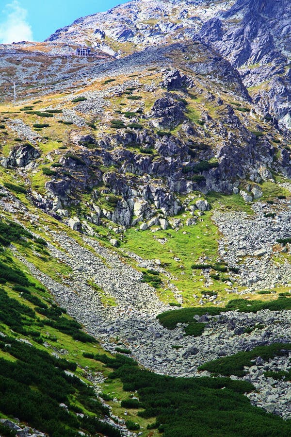 Lomnicky stit - peak in High Tatras mountains