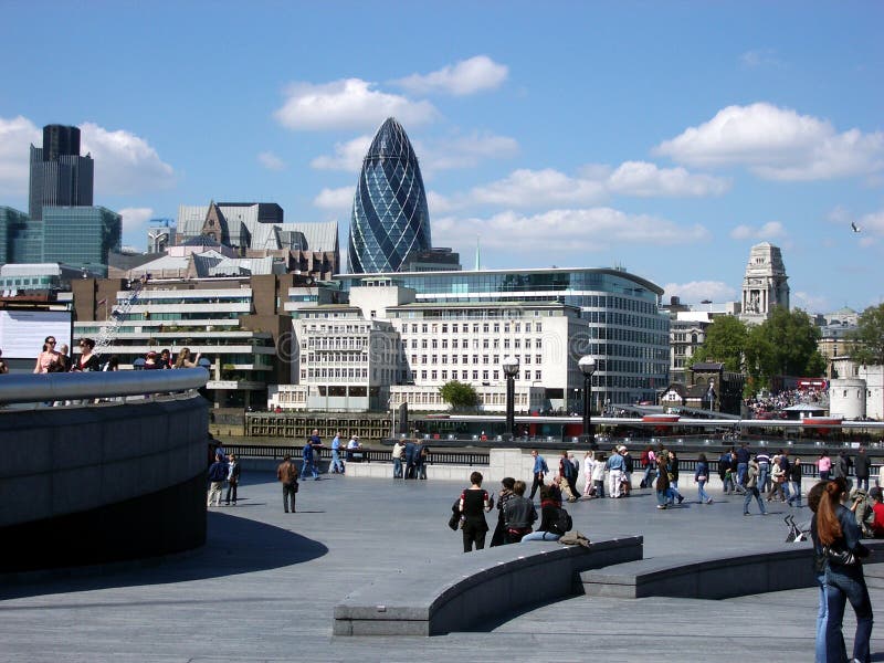 This is a modern office building in London called the gherkin. This is a modern office building in London called the gherkin.