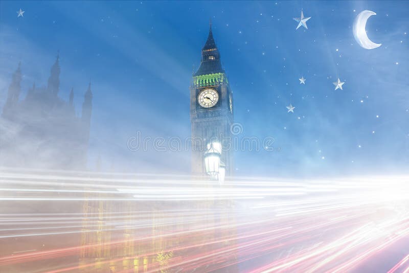 Londen de Big Ben royalty-vrije stock afbeelding Londen de Big Ben royalty-vrije stock afbeelding