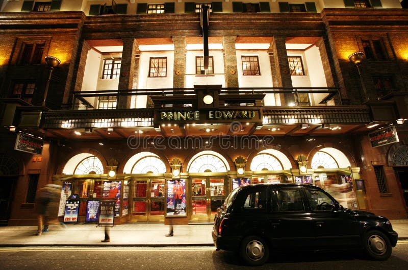 Het Theater van Londen, Prins Edward Theatre stock afbeelding Het Theater van Londen, Prins Edward Theatre stock afbeelding
