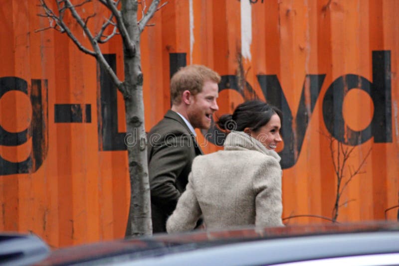 Prince Harry & Meghan Markle, London, UK. 9th January, 2018. Prince Harry and Meghan Markle visit Reprezent radio at POP Brixton to see work being done to combat knife crime in London. Prince Harry & Meghan Markle, London, UK. 9th January, 2018. Prince Harry and Meghan Markle visit Reprezent radio at POP Brixton to see work being done to combat knife crime in London.