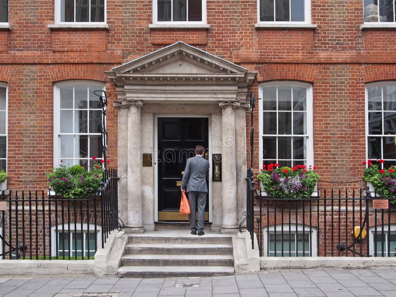 Londen, huis in de stad in St. James district stock fotografie Londen, huis in de stad in St. James district stock fotografie
