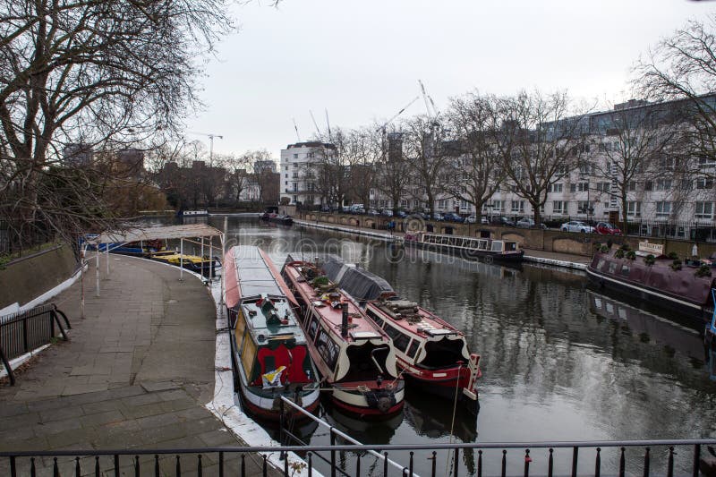 Little Venice in Londen royalty-vrije stock afbeelding