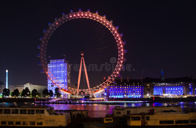 Eye London London Eye Night – Stock Editorial Photo © wirestock_creators  #653946378