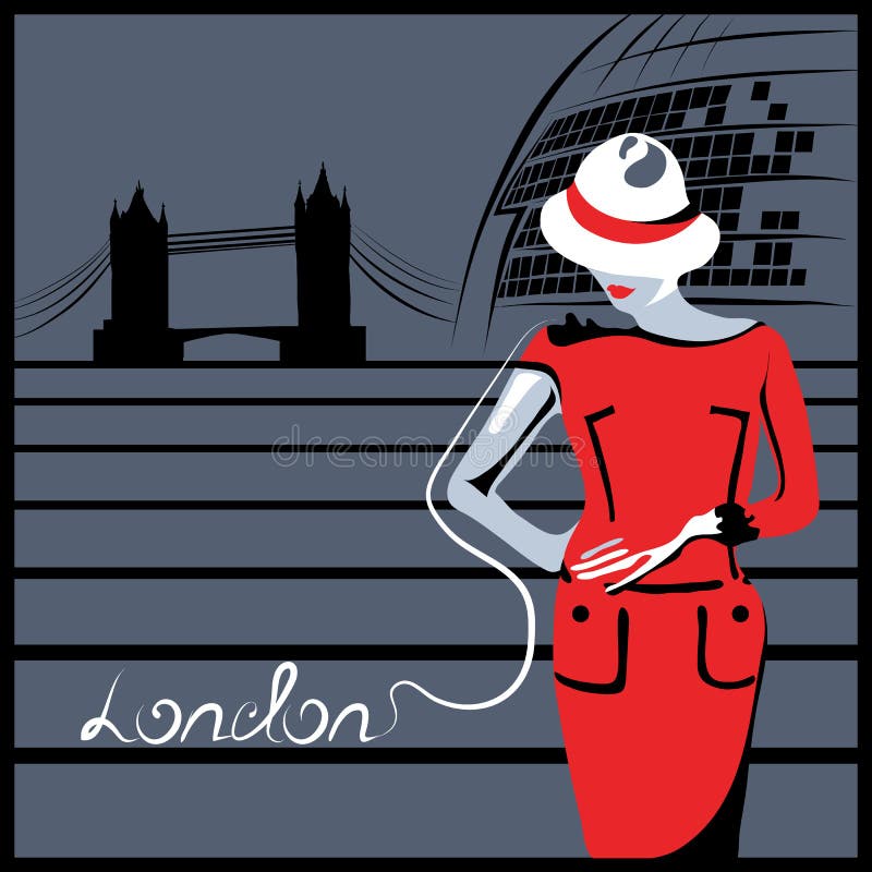London stock illustrationer London stock illustrationer