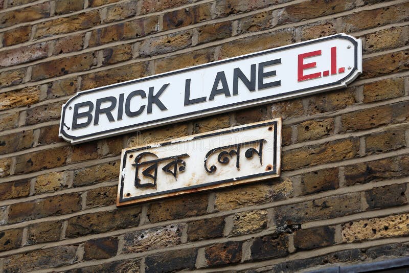 London Brick Lane stock photo. Image of building, kingdom - 101958218