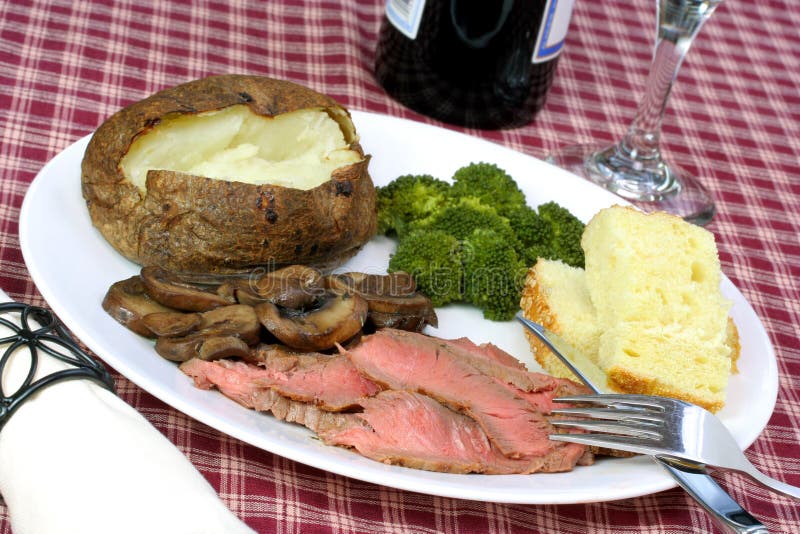 London Broil Steak Dinner