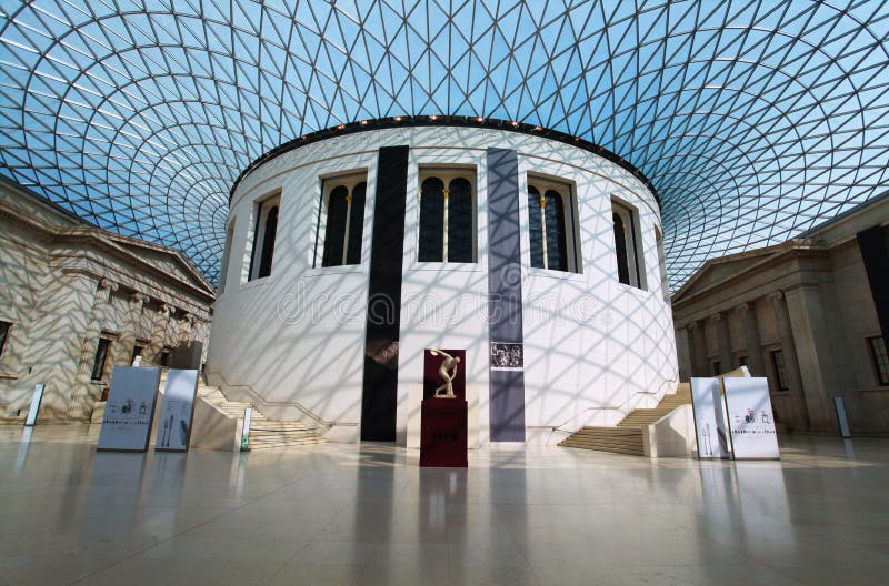 London brytyjski muzeum obrazy stock