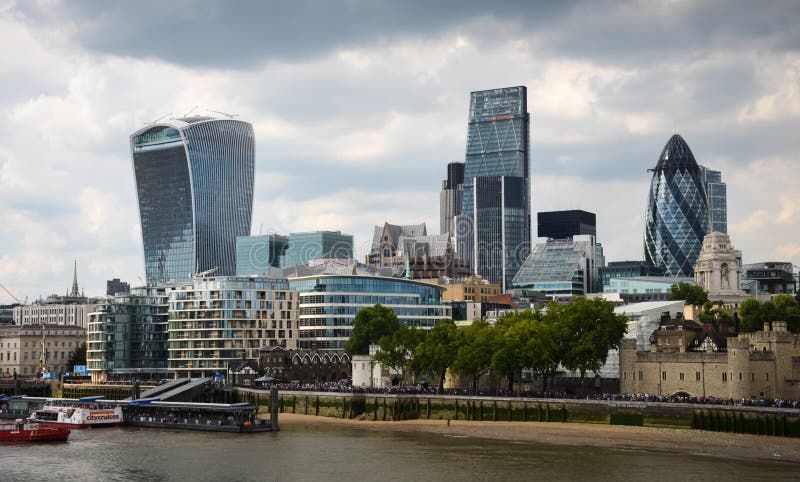 London City skyline editorial image. Image of financial - 64139250