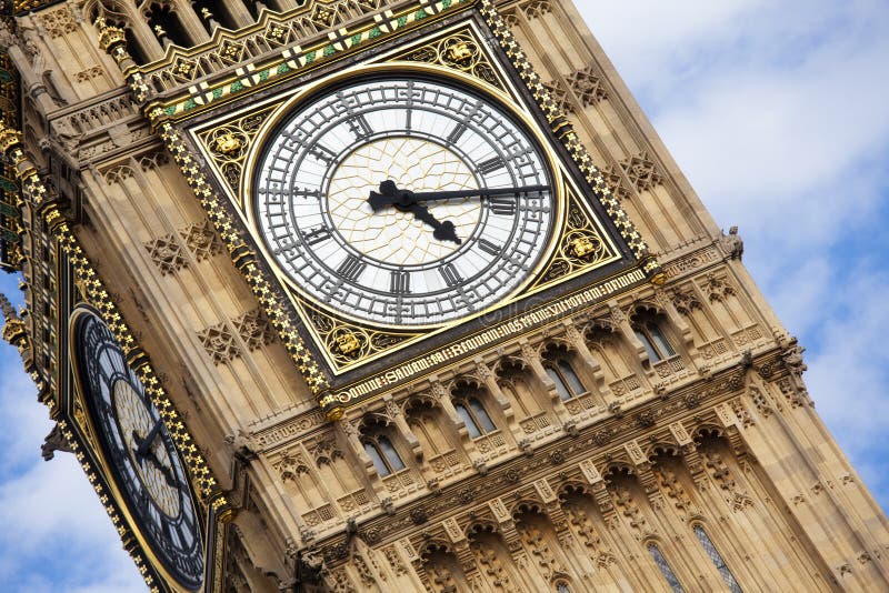 London clock tower detail