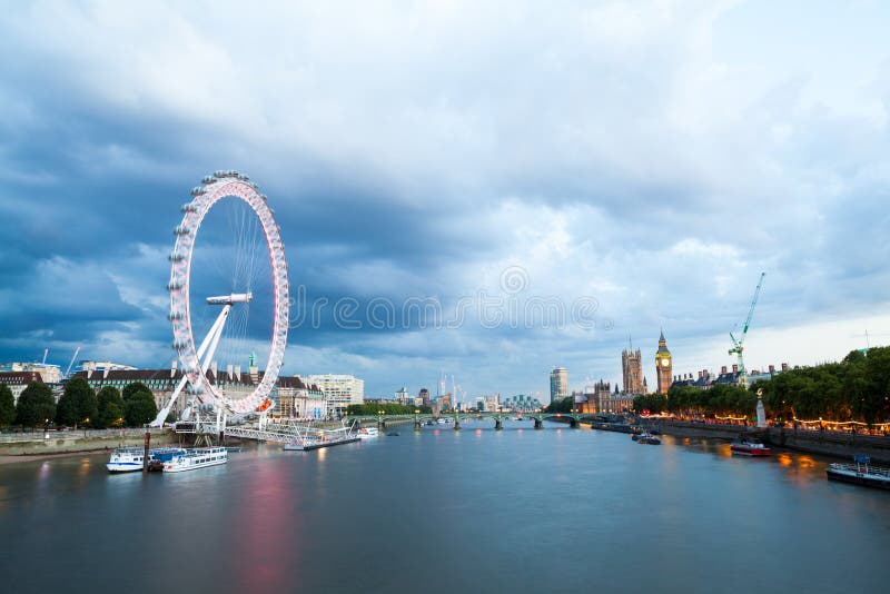 The Ferris wheel Golden Eye in London Stock Photo - Alamy